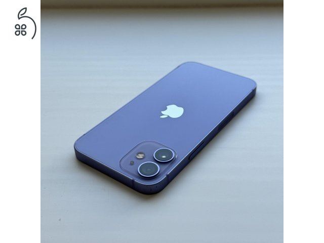 iPhone 12 mini 64GB Purple - 1 ÉV GARANCIA, Kártyafüggetlen, 81% akkumulátor