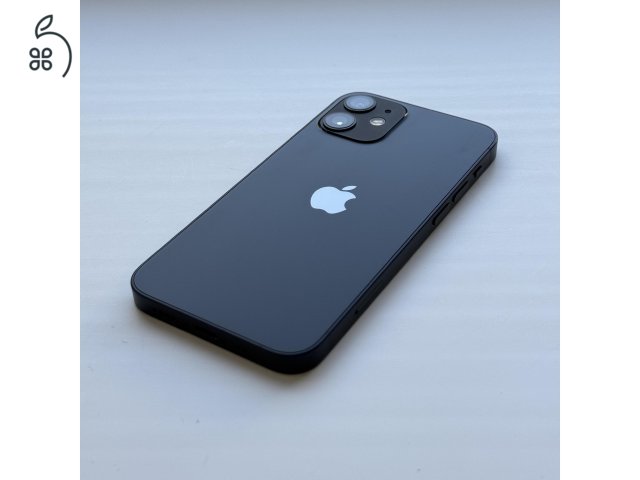 iPhone 12 mini 128GB Black - Kártyfüggetlen, 1 ÉV GARANCIA, 84% Akkumulátor