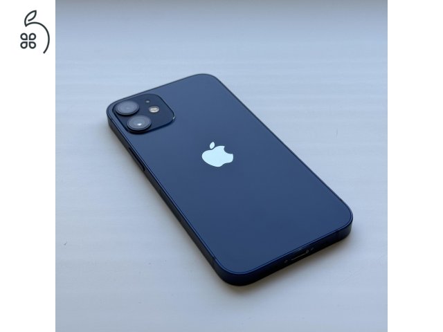 iPhone 12 mini 128GB Blue 1 ÉV GARANCIA, Kártyafüggetlen, 80% Akkumulátor