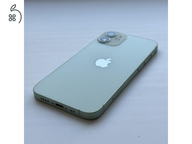 HIBÁTLAN iPhone 12 mini 128GB Green - 1 ÉV GARANCIA, Kártyafüggetlen, 88% Akkumulátor