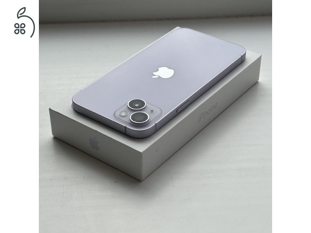 iPhone 14 Plus 256GB Purple - 1 ÉV GARANCIA , Kártyafüggetlen, 90% Akkumulátor