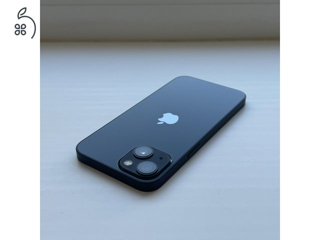 GYÖNYÖRŰ iPhone 13 128GB Midnight - 1 ÉV GARANCIA, Kártyafüggetlen, 84% Akkumulátor