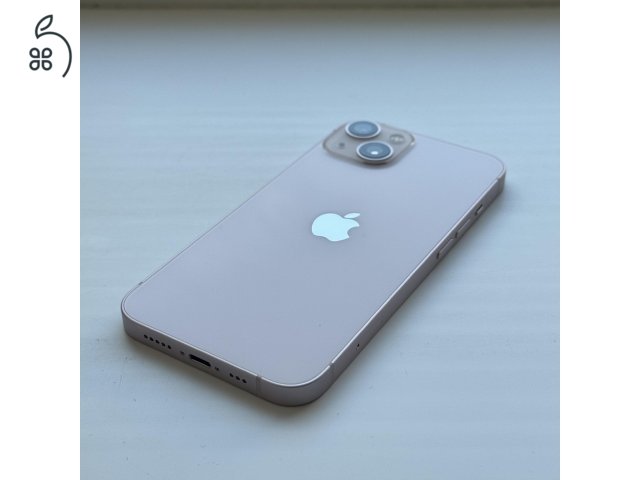 iPhone 13 128GB Pink- 1 ÉV GARANCIA , Kártyafüggetlen, 89% akkumulátor