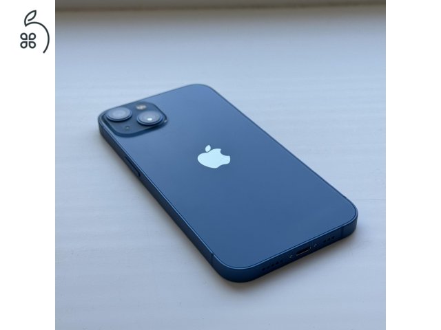 iPhone 13 128GB Blue - 1 ÉV GARANCIA, Kártyafüggetlen, Garanciával, 86% Akkumulátor