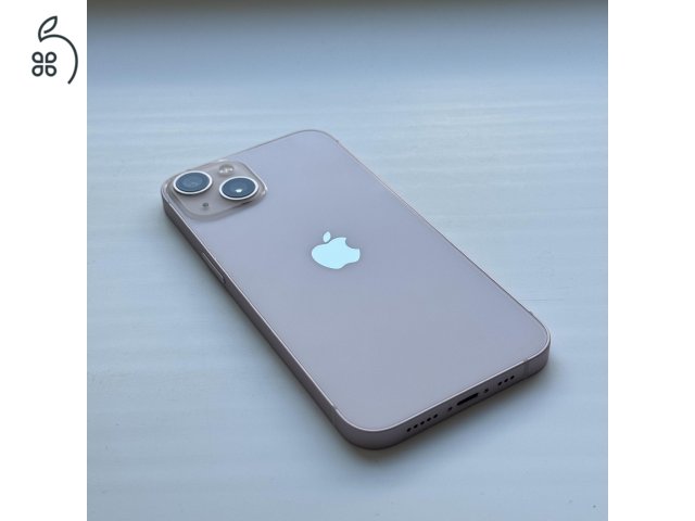 GYÖNYÖRŰ iPhone 13 128GB Pink - 1 ÉV GARANCIA, Kártyafüggetlen, 93% Akkumulátor