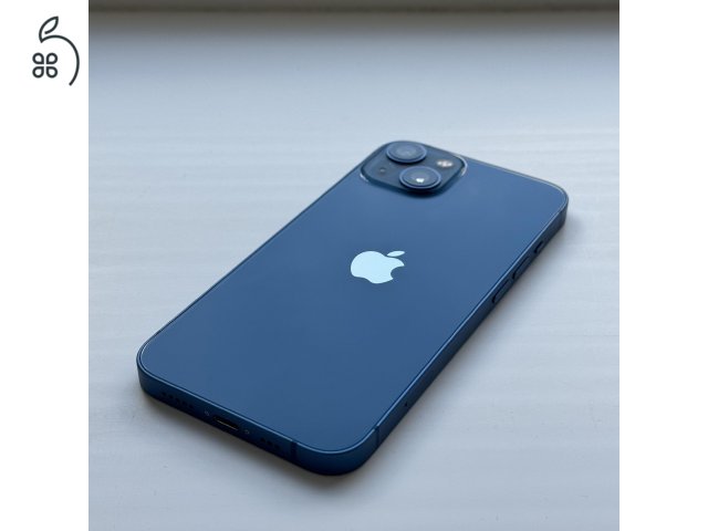 iPhone 13 128GB Blue - Kártyafüggetlen,1 ÉV GARANCIA, 91% Akkumulátor