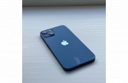 KARCMENTES iPhone 13 128GB Blue - Kártyafüggetlen, 1 ÉV GARANCIA, 88% Akkumulátor 