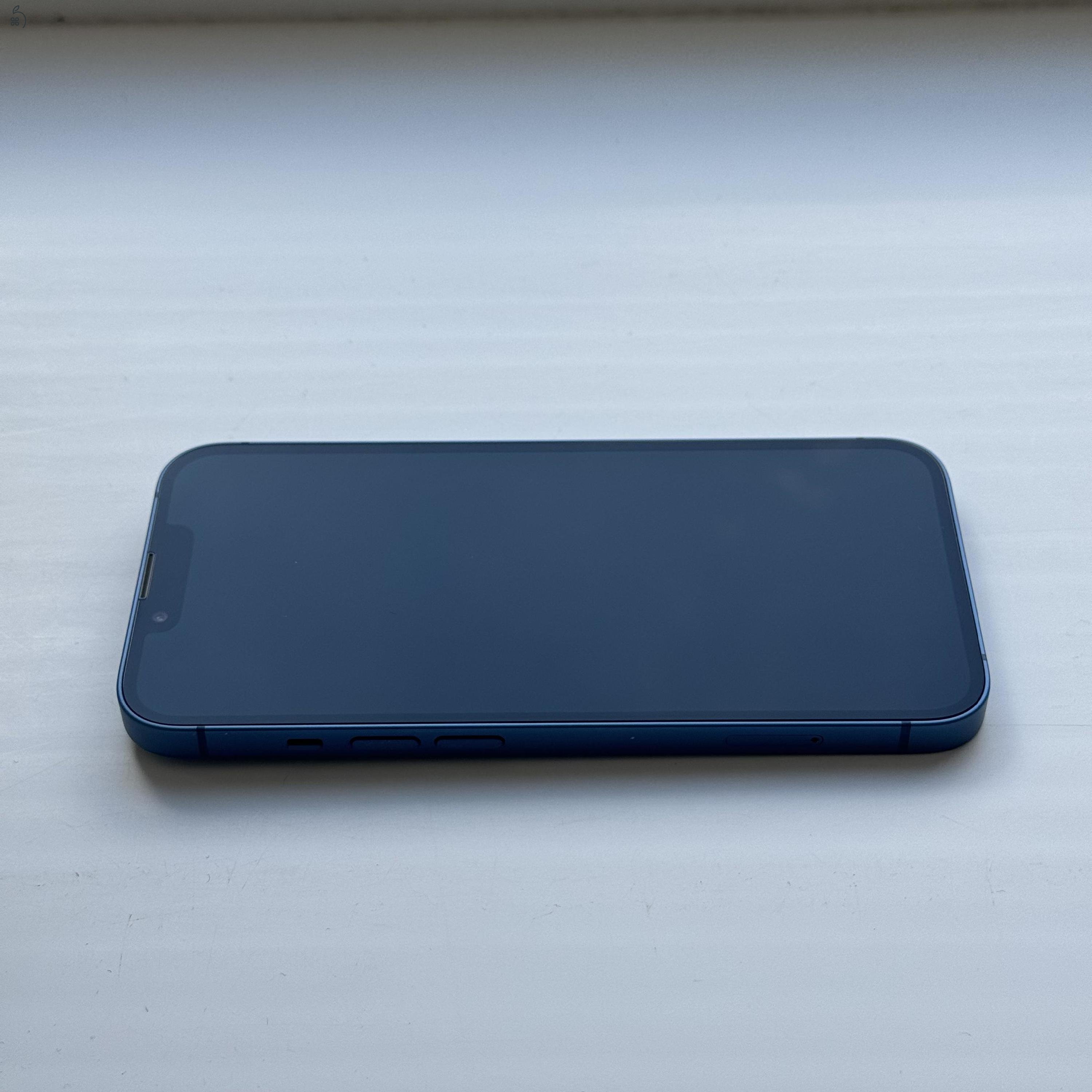 KARCMENTES iPhone 13 128GB Blue - 1 ÉV GARANCIA , Kártyafüggetlen , 86% akkumulátor 