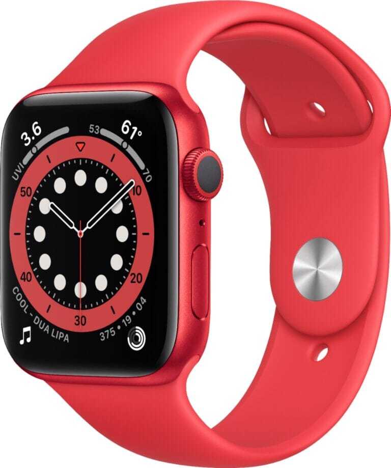Apple Watch Series 6 44mm  - Szín: Piros