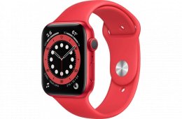 Apple Watch Series 6 44mm  - Szín: Piros