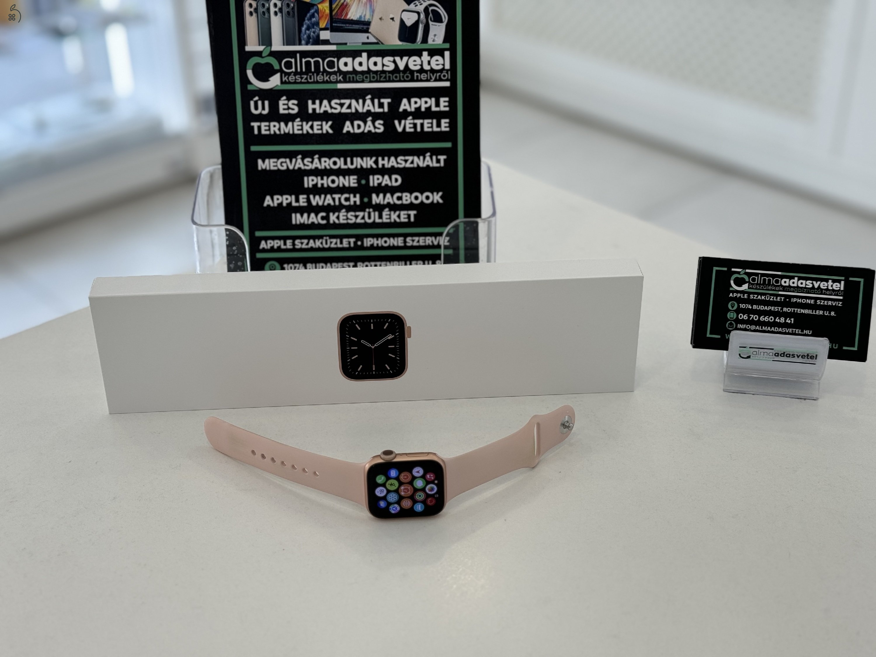 Apple Watch 6 40mm Rose/1 Hónap gar./Akku 90%/p3455/