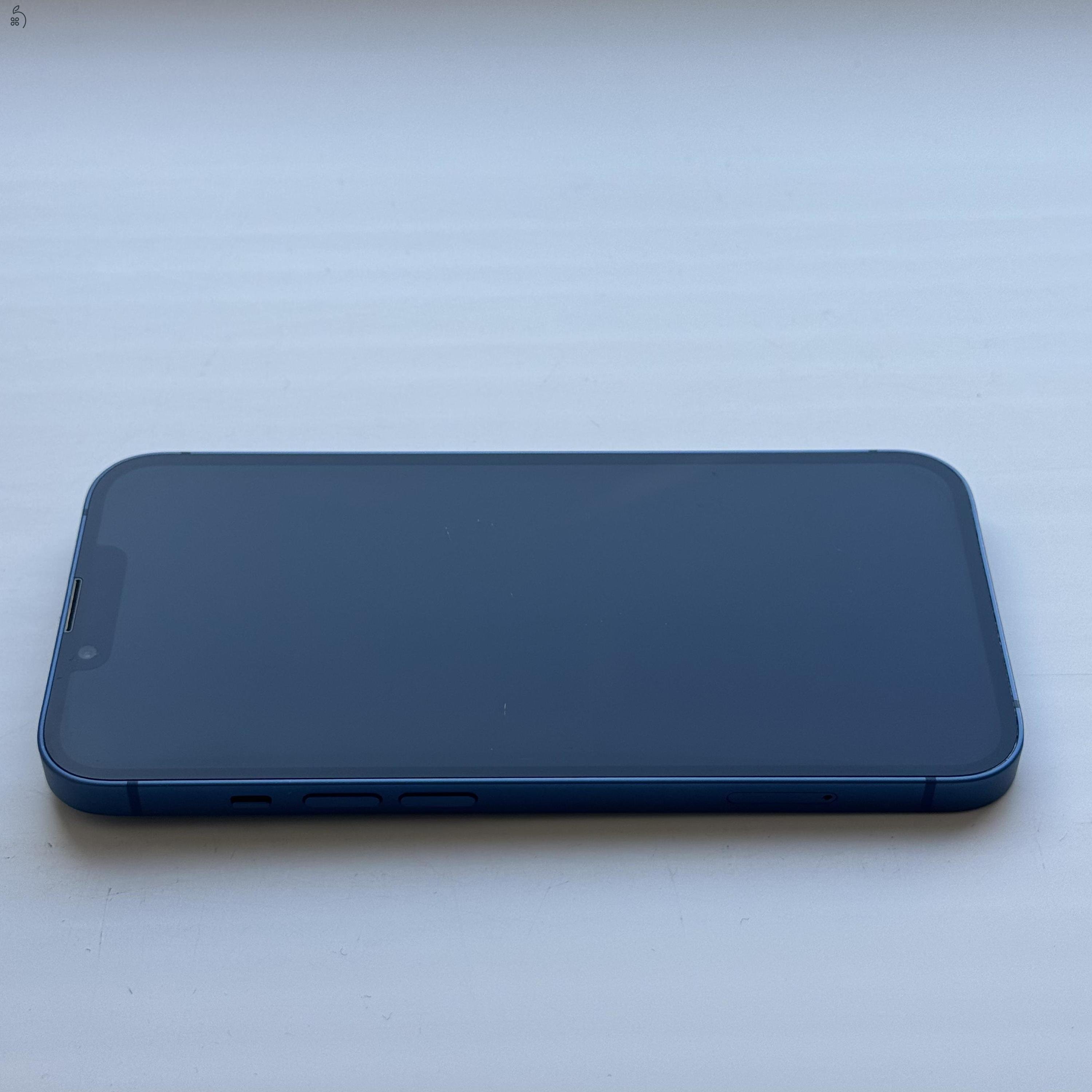 iPhone 13 128GB Blue - 1 ÉV GARANCIA, Kártyafüggetlen, Garanciával, 84% Akkumulátor