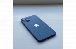 iPhone 13 128GB Blue - Kártyafüggetlen,1 ÉV GARANCIA, 89% Akkumulátor