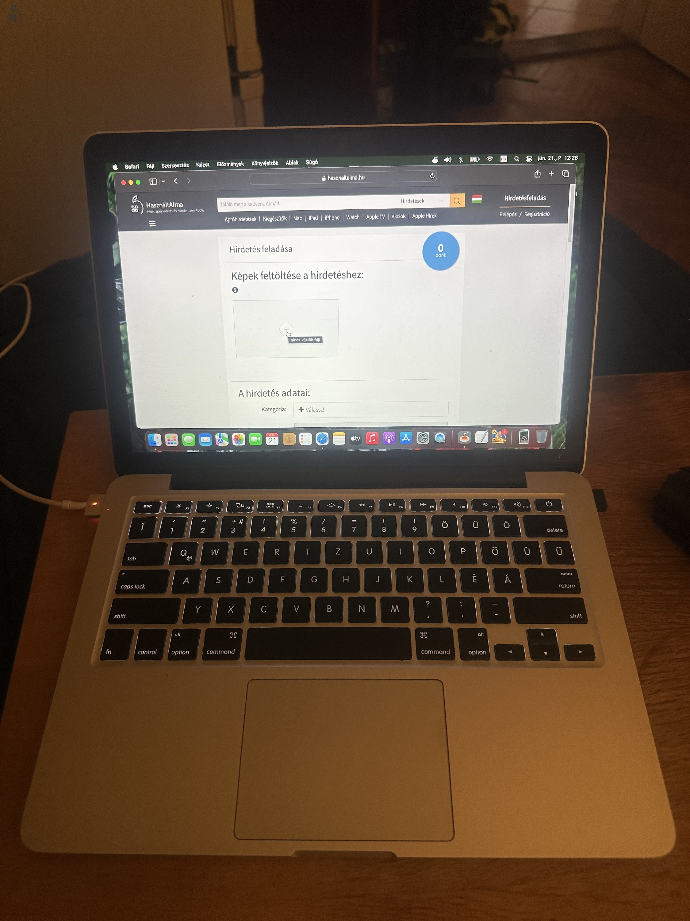 megkímélt MacBook próm