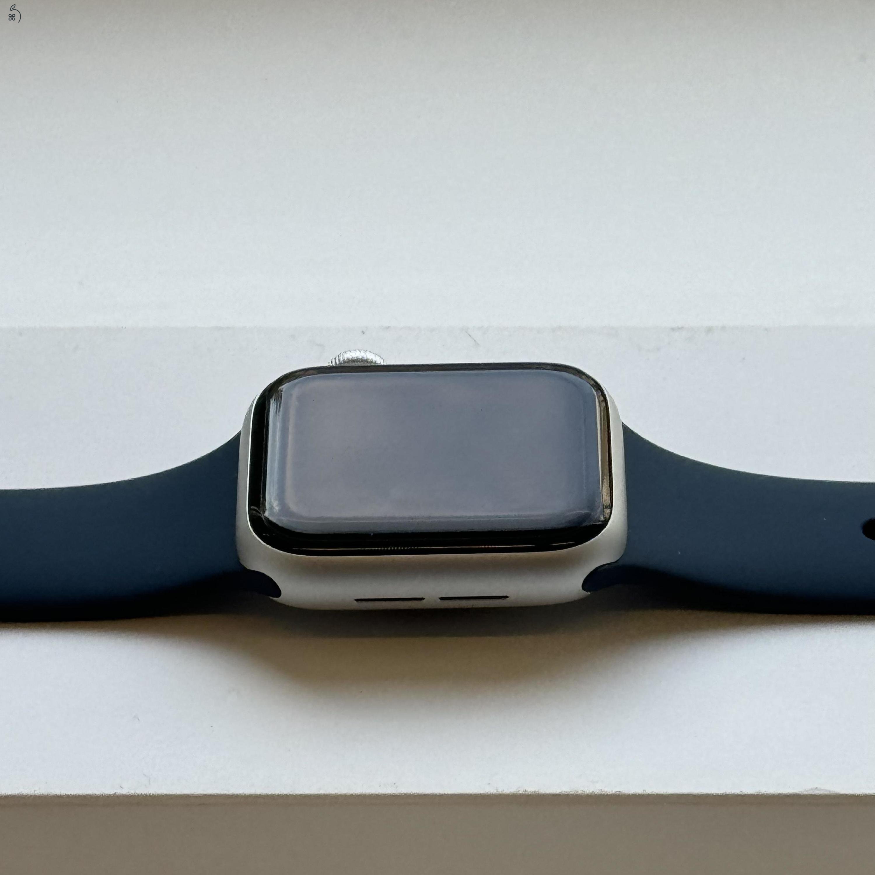 HIBÁTLAN Apple Watch SE 2 40mm Silver - 1 ÉV GARANCIA, Kártyafüggetlen, 100% Akkumulátor