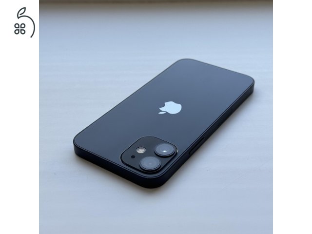 GYÖNYÖRŰ iPhone 12 mini 128GB Black - Kártyfüggetlen, 1 ÉV GARANCIA, 82% Akkumulátor