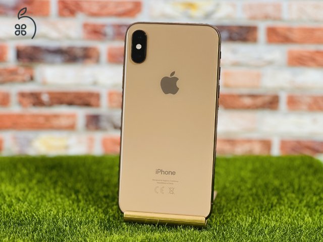 Eladó iPhone XS 64 GB Gold 100% aksi szép állapotú - 12 HÓ GARANCIA - 1623