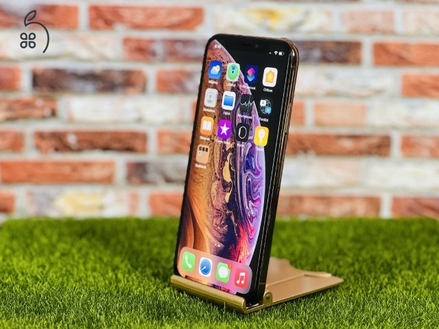 Eladó iPhone XS 64 GB Gold 100% aksi szép állapotú - 12 HÓ GARANCIA - 1623