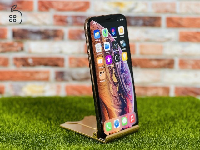 Eladó iPhone XS 64 GB Gold 100% aksi szép állapotú - 12 HÓ GARANCIA - 1623