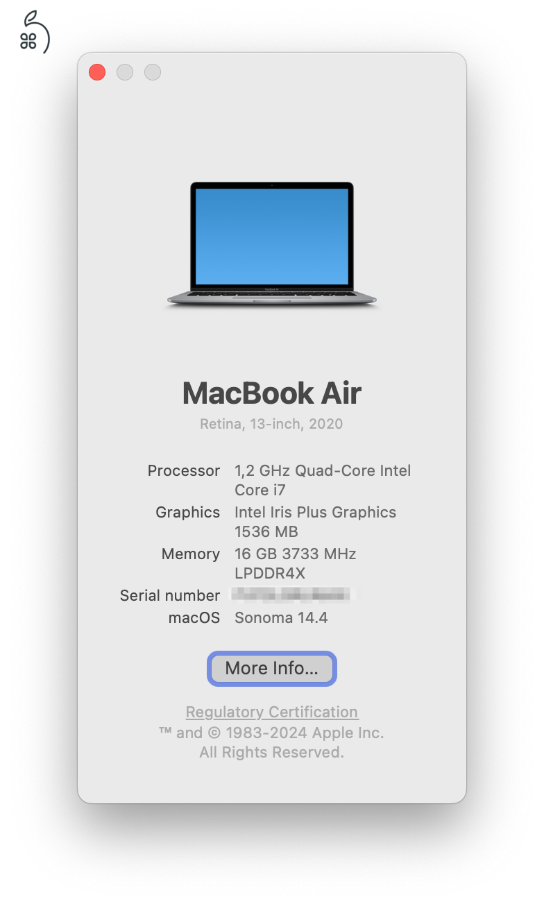 Apple MacBook Air 13” CTO (2020)