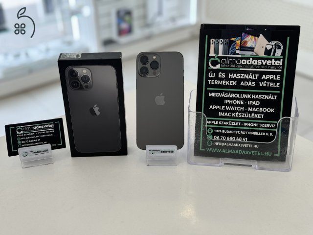 iPhone 13 Pro Max 128GB Független/Mint Az Új/1 hónap gar./Akku 90%/p3461