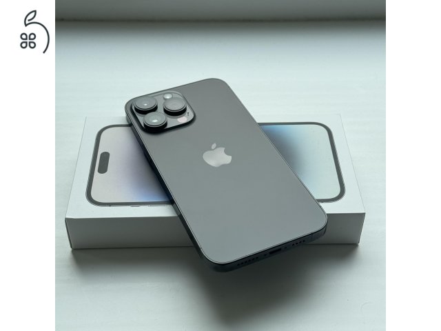 GYÖNYÖRŰ iPhone 14 Pro Max 256GB Space Black - 1 ÉV GARANCIA Kártyafüggetlen, 93% Akkumulátor