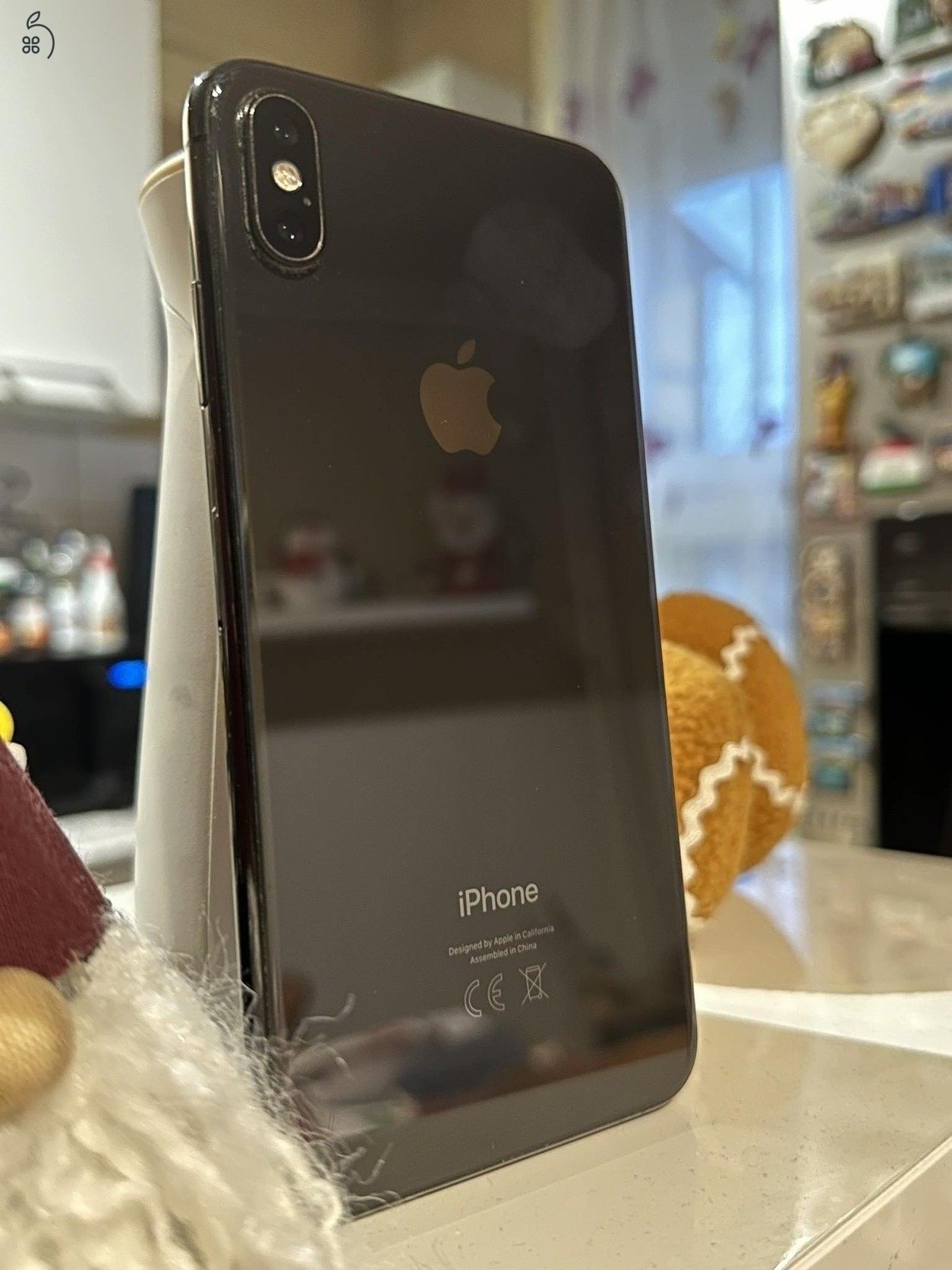 ELADÓ iPhone XS Max Space Grey 64GB Kártyafüggetlen (81% Akkumulátor)