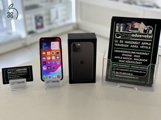 iPhone 11 Pro 64GB Fekete Független/1 hónap gar./p3469