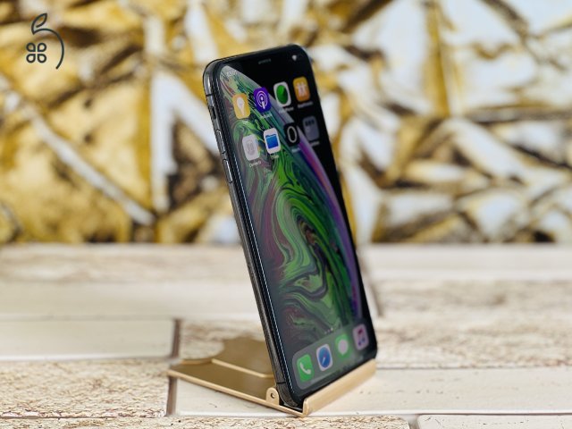 Eladó iPhone XS Max 64 GB Space Gray 100% aksi szép állapotú - 12 HÓ GARANCIA - S1380