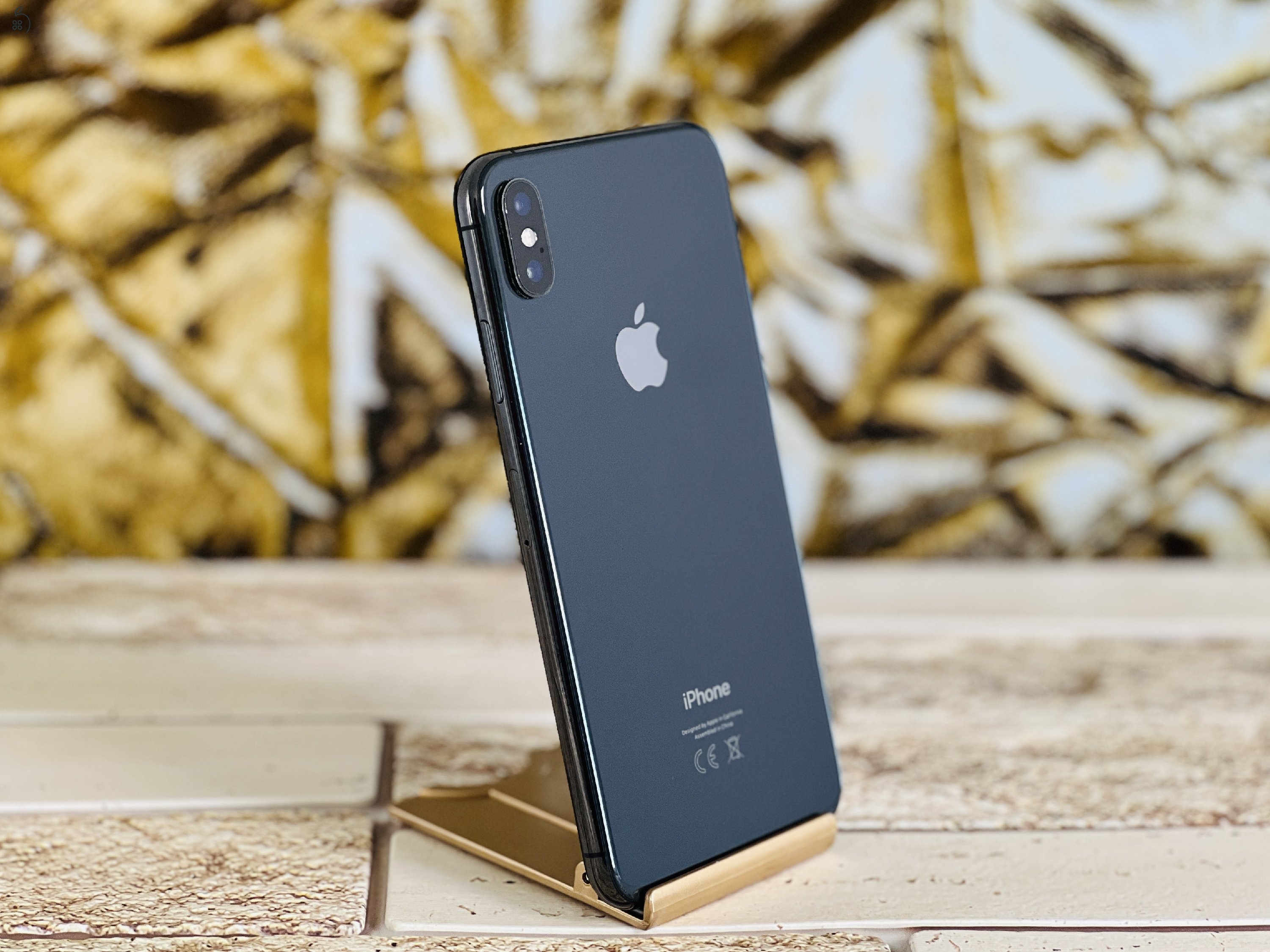 Eladó iPhone XS Max 64 GB Space Gray 100% aksi szép állapotú - 12 HÓ GARANCIA - S1380