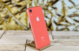 Eladó iPhone XR 64 GB Coral 100% aksi szép állapotú - 12 HÓ GARANCIA - L7185