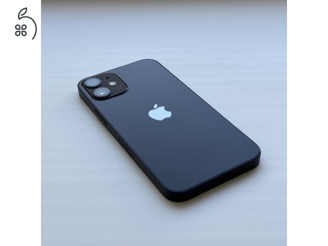 iPhone 12 mini 128GB Black - Kártyfüggetlen, 1 ÉV GARANCIA, 85% Akkumulátor