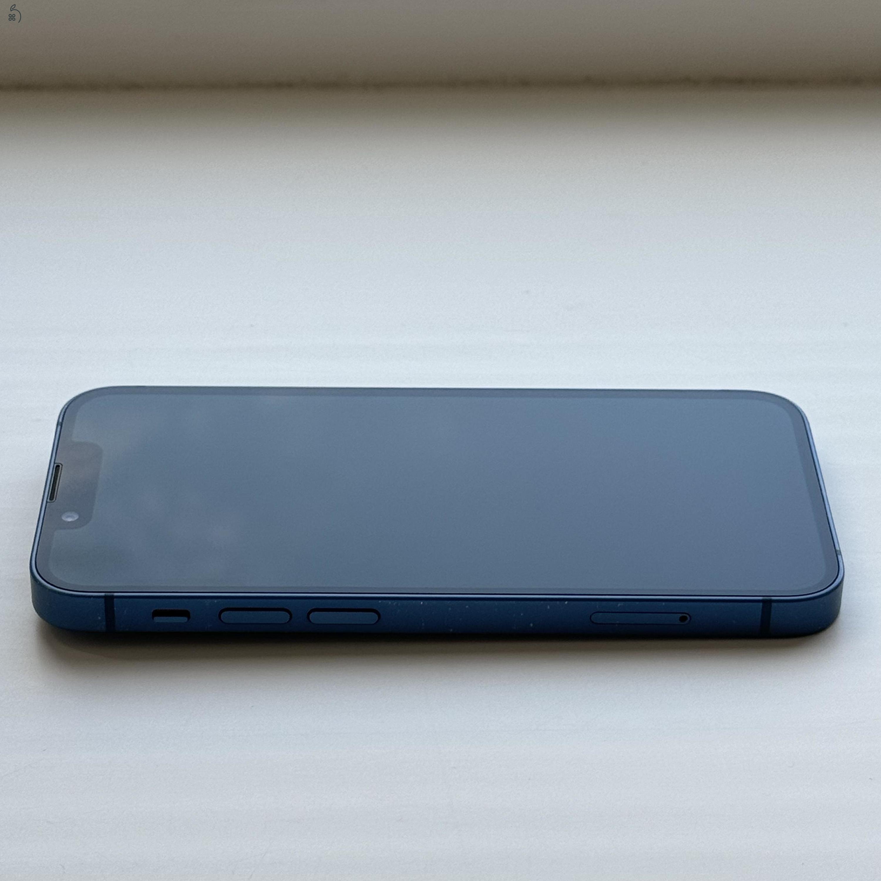 GYÖNYÖRŰ iPhone 13 mini 128GB Blue - 1 ÉV GARANCIA, Kártyafüggetlen, 87% akkumulátor 