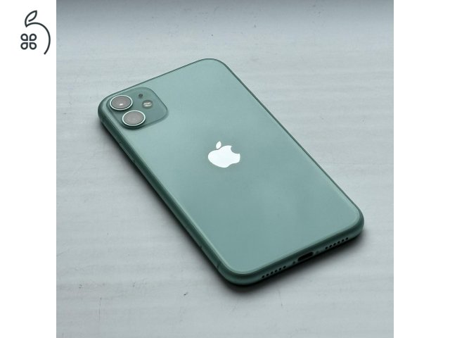 iPhone 11 64GB Green -1 ÉV GARANCIÁVAL, Kártyafüggetlen
