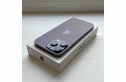 iPhone 14 Pro Max 128GB Deep Purple - 1 ÉV GARANCIA, Kártyafüggetlen, 96% Akkumulátor