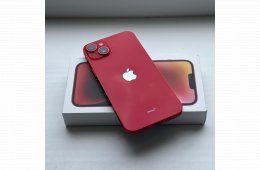 GYÖNYÖRŰ iPhone 14 Plus 128GB Red - Kártyfüggetlen, 1 ÉV GARANCIA, 100% Akkumulátor