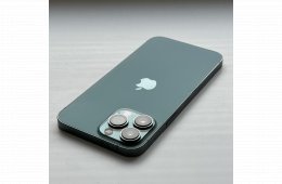 GYÖNYÖRŰ iPhone 13 Pro Max 128GB Alphine Green- 1 ÉV GARANCIA, Kártyafüggetlen, 99% Akkumulátor