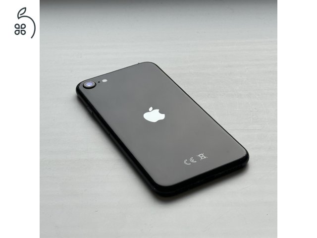 iPhone SE 2020 128GB Black - 1 ÉV GARANCIA, Kártyafüggetlen