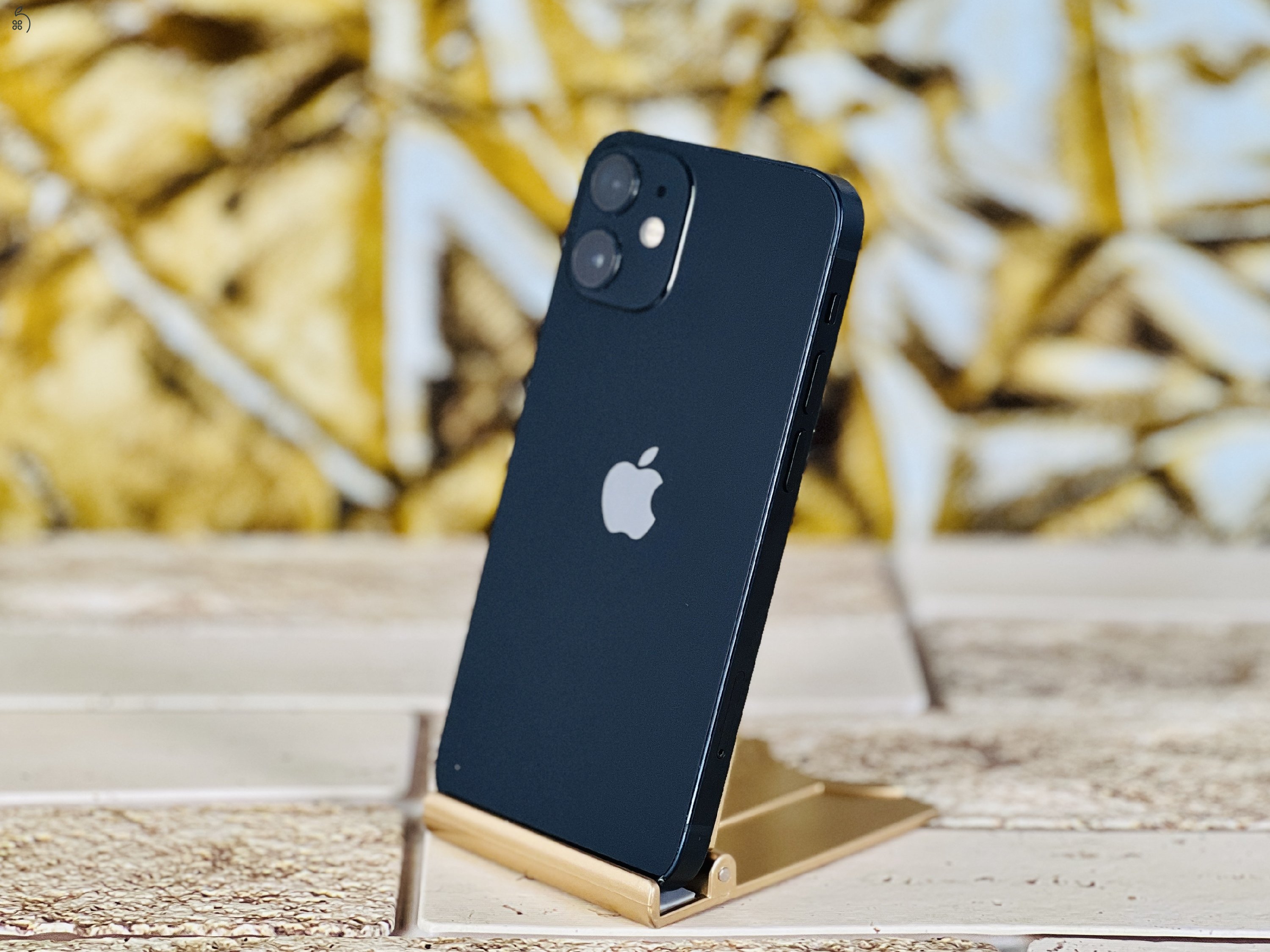 Eladó iPhone 12 Mini 128 GB Black 100% aksi szép állapotú - 12 HÓ GARANCIA - S1702