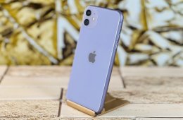 Eladó iPhone 11 64 GB Purple 100% aksi szép állapotú - 12 HÓ GARANCIA - S1704