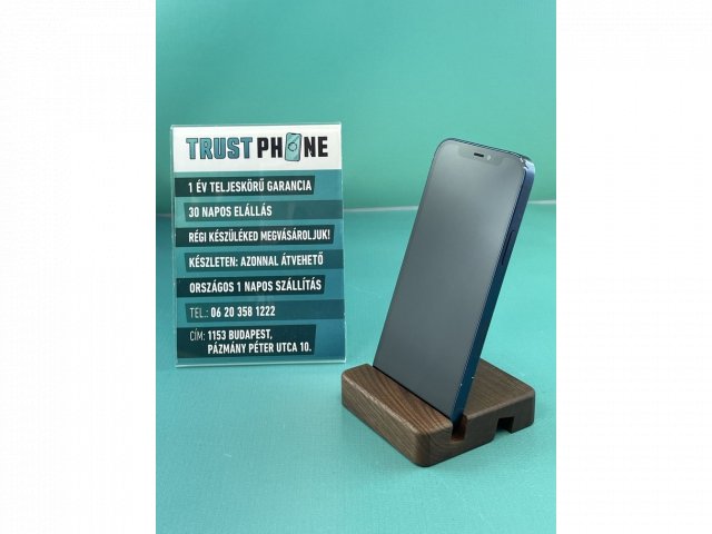 !! 1 ÉV GARANCIA !! Apple Iphone 12 Kék 128GB – K3810 – 100% AKKU