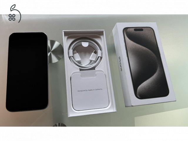 Újszerű Apple iPhone 15 Pro 128Gb Natural Titanium + Garanciális 2026.10.10-ig