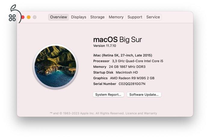 iMac Retina 5K 27-inch, 3.3Ghz 24GB 2TB Fusion (Late 2015)