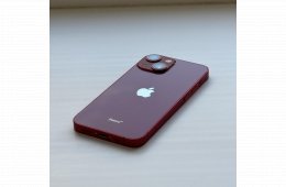 HIBÁTLAN iPhone 13 mini 256GB Red - 1 ÉV GARANCIA , Kártyafüggetlen , 84% Akkumulátor