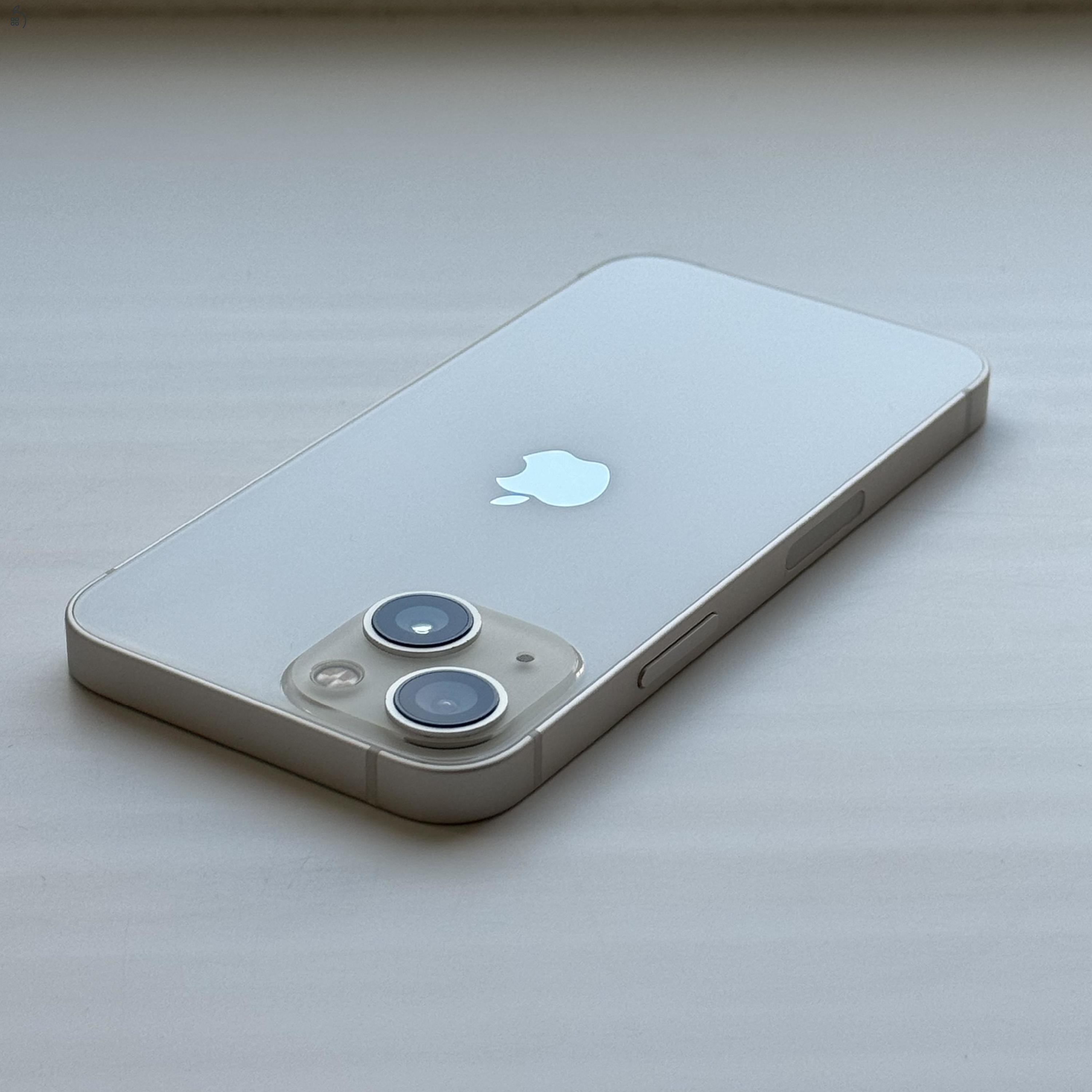 GYÖNYÖRŰ iPhone 13 mini 256GB Starlight - 1 ÉV GARANCIA, Kártyafüggetlen, 98% Akkumulátor