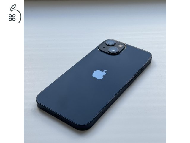 GYÖNYÖRŰ iPhone 13 128GB Midnight - Kártyfüggetlen, 1 ÉV GARANCIA, 100% Akkumulátor