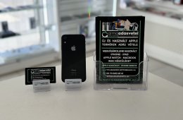 iPhone XR 64GB Fekete Független/Akku 86%/1 hónap gar./p3482/