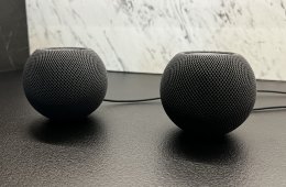 2 db HomePod Mini asztoszürke színben, Apple garancia, tökéletes állapotban