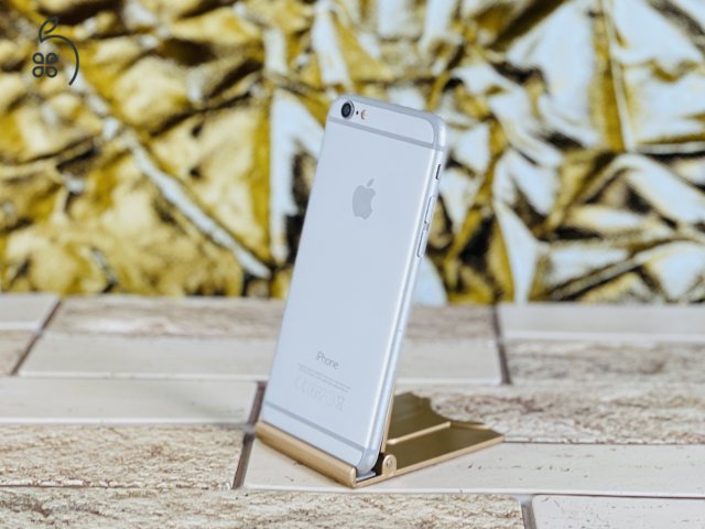 Eladó iPhone 6 16 GB Silver 100% aksi szép állapotú - 12 HÓ GARANCIA - L3512