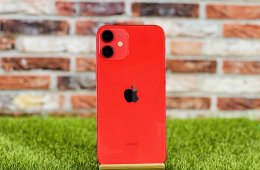 Eladó iPhone 12 Mini 64 GB PRODUCT RED 100% aksi szép állapotú - 12 HÓ GARANCIA - 1241